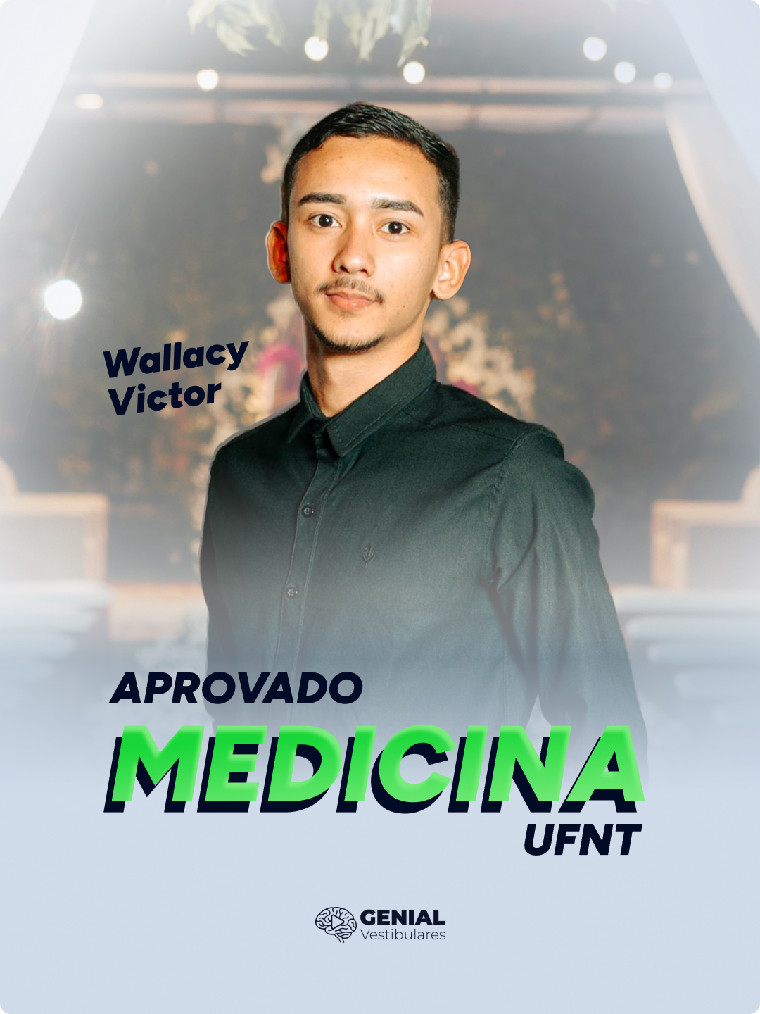 Wallacy Victor — aprovado em Medicina na UFNT