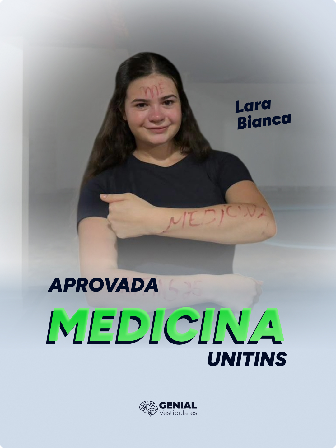 Lara Bianca — aprovada em Medicina na UNITINS